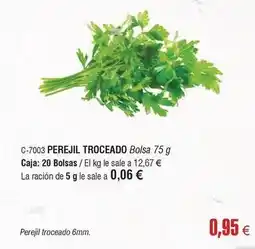 Abordo Perejil troceado oferta
