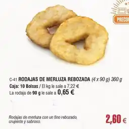 Abordo Rodajas de merluza rebozada oferta
