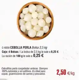 Abordo Ideal - cebolla perla oferta