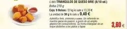 Abordo Triangulos de queso brie oferta