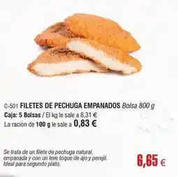 Abordo Ideal - filetes de pechuga empanados oferta