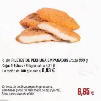 Abordo Ideal - filetes de pechuga empanados oferta