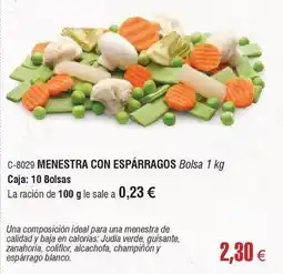 Abordo Ideal - menestra con esparragos oferta