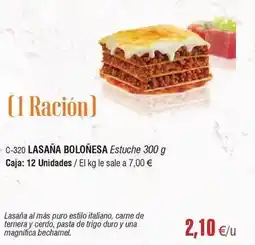Abordo Puro - lasana bolonesa estuche oferta