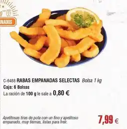 Abordo Rabas empanadas selectas oferta