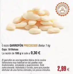 Abordo La cocina - garrofon precocido oferta