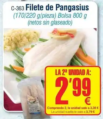 Filete de pangasius