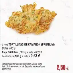 Abordo Premium - tortillas de camaron (premium) oferta