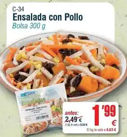Abordo Ensalada con pollo oferta