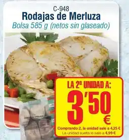 Abordo Rodajas de merluza oferta