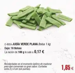 Abordo Momento - judia verde plana oferta
