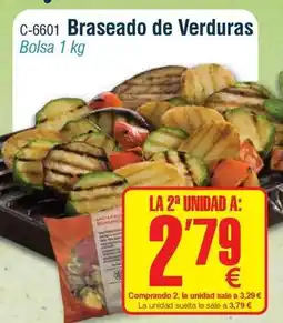 Abordo Braseado de verduras oferta