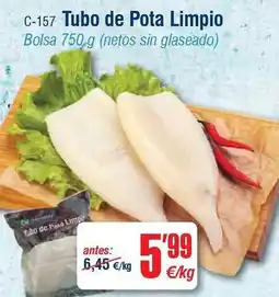 Abordo Tubo de pota limpio oferta
