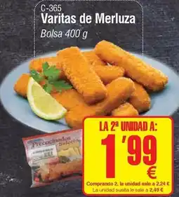 Abordo Varitas de merluza oferta