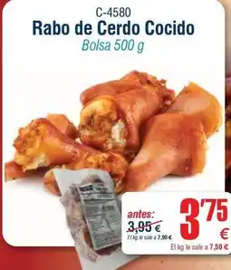 Abordo Rabo de cerdo cocido oferta