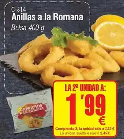 Abordo Anillas a la romana oferta