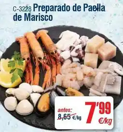 Abordo Preparado de paella de marisco oferta