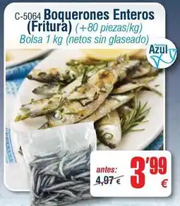 Abordo Boquerones enteros oferta