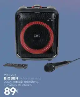 Tien 21 Bigben altavoz partybthpmax oferta