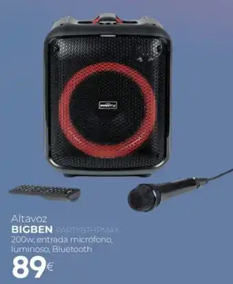 Bigben altavoz partybthpmax