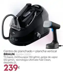 Tien 21 Braun centro de planchado + plancha vertical oferta