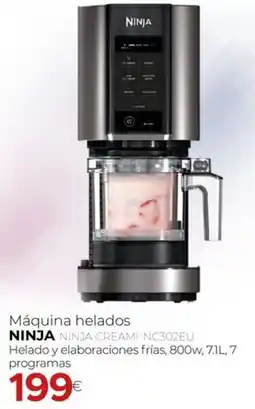 Tien 21 Ninja máquina helados ninja creami nc302eu oferta