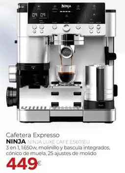 Tien 21 Ninja cafetera expresso ninja luxe cafe es601eu oferta