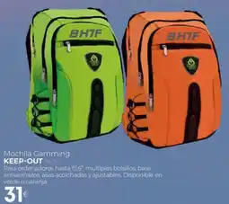 Tien 21 Keep-out mochila gamming oferta