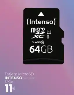 Tien 21 Intenso microsd xc 64gb oferta