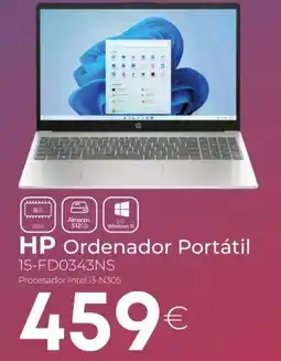 Tien 21 hp ordenador portátil 15-fd0343ns oferta
