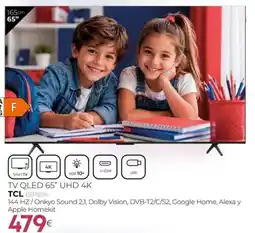 Tien 21 Tcl tv qled 65" uhd 4k 65p89k oferta