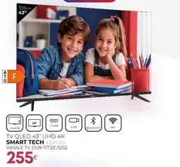 Tien 21 Smart Tech TV QLED 43" UHD 4K oferta