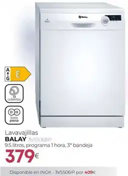 Tien 21 Balay lavavajillas 3vs506bp oferta