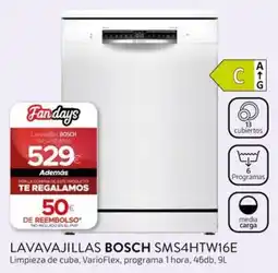 Tien 21 Bosch lavavajillas sms4htw16e oferta