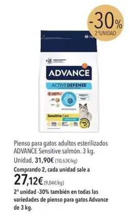 El Corte Inglés Advance sensitive salmón oferta