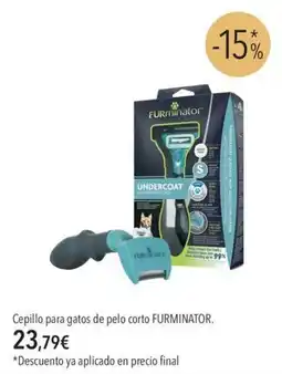 El Corte Inglés Furminator cepillo para gatos de pelo corto oferta