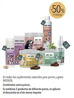 El Corte Inglés Mooiza suplementos naturales para perros y gatos oferta