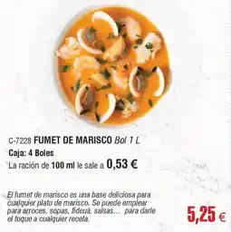 Abordo Fumet de marisco oferta