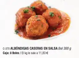 Abordo Albóndigas caseras en salsa oferta