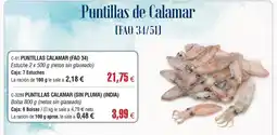 Abordo Puntillas de Calamar oferta