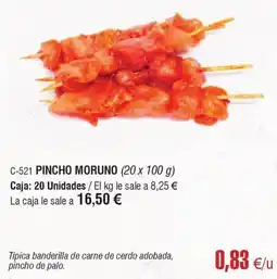 Abordo Pincho moruno oferta