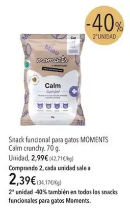 El Corte Inglés Moments Calm crunchy oferta