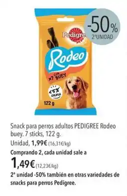 El Corte Inglés Pedigree Rodeo buey oferta