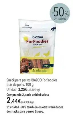El Corte Inglés BiaZoo forfoodies tiras de pollo oferta