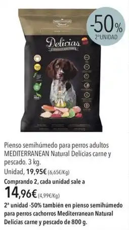 El Corte Inglés Mediterranean natural delicias carne y pescado oferta