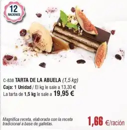 Abordo Tarta de la abuela oferta