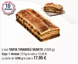 Abordo Tarta tiramisú veneto oferta
