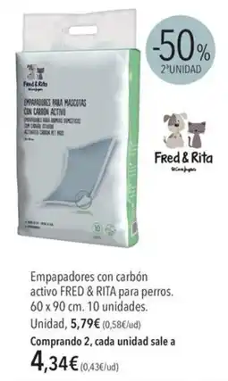 El Corte Inglés Fred & Rita empapadores con carbón activo oferta