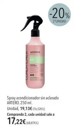 El Corte Inglés artero spray acondicionador sin aclarado oferta