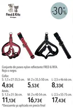 El Corte Inglés Fred & Rita conjunto de paseo nylon reflectante oferta